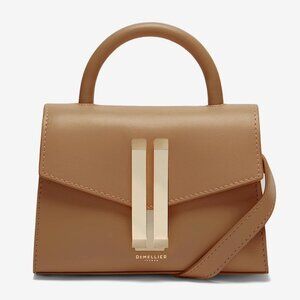 Demellier NanoMontreal New Style Top Grain Leather Crossbody Shoulder Bag